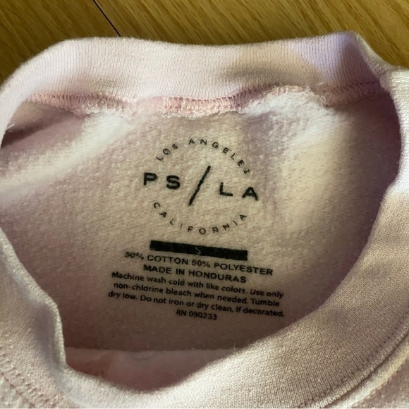 PacSun LA Pink Floral Crewneck Sweatshirt Women’s Small - Picture 2 of 6